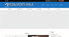 Desktop Screenshot of pedalsportsayala.com